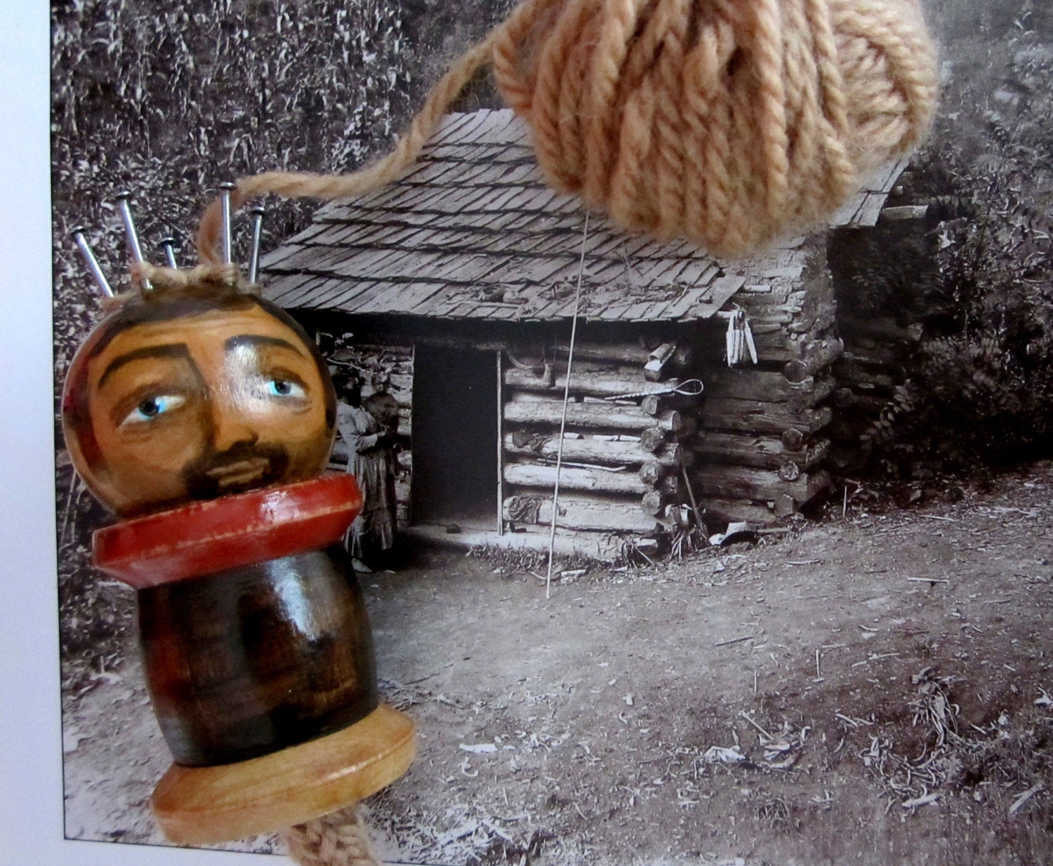 Cisco the Cowboy : Spool Knitter, Knitting Nancy