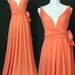 Bridesmaid Dress Maxi Dress Women Infinity Dress Convertible Dress Dreamy Evening Prom Jersey