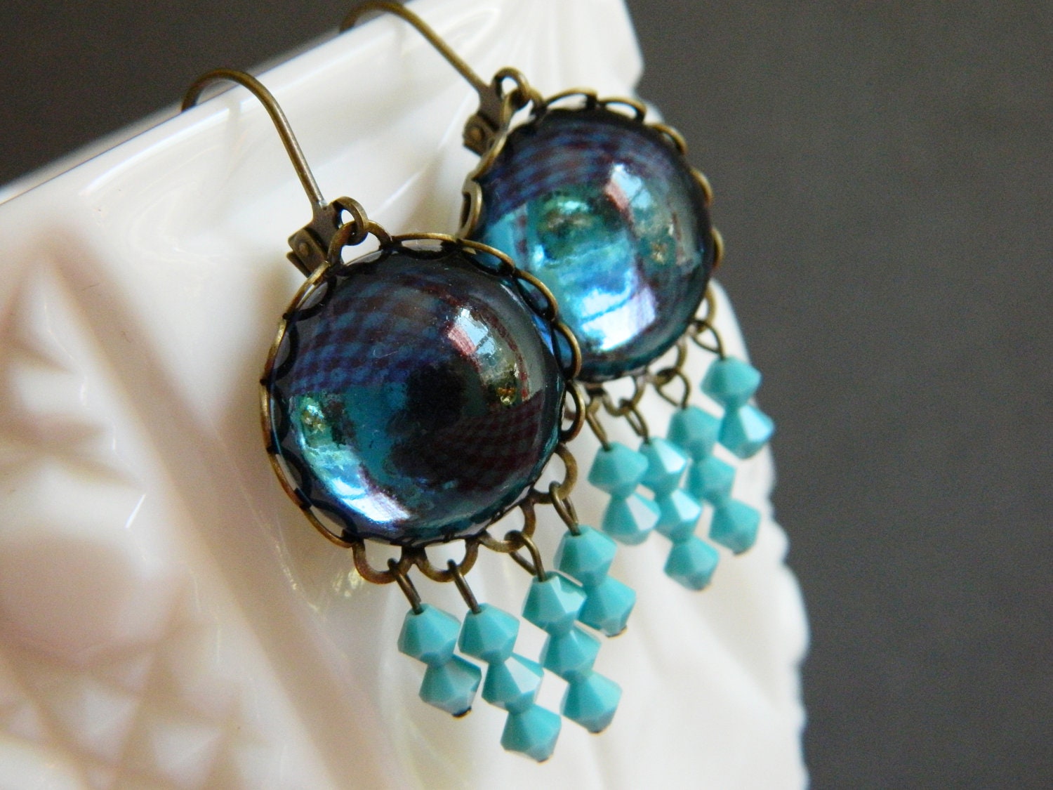 Morning Mist Waterfall Earrings