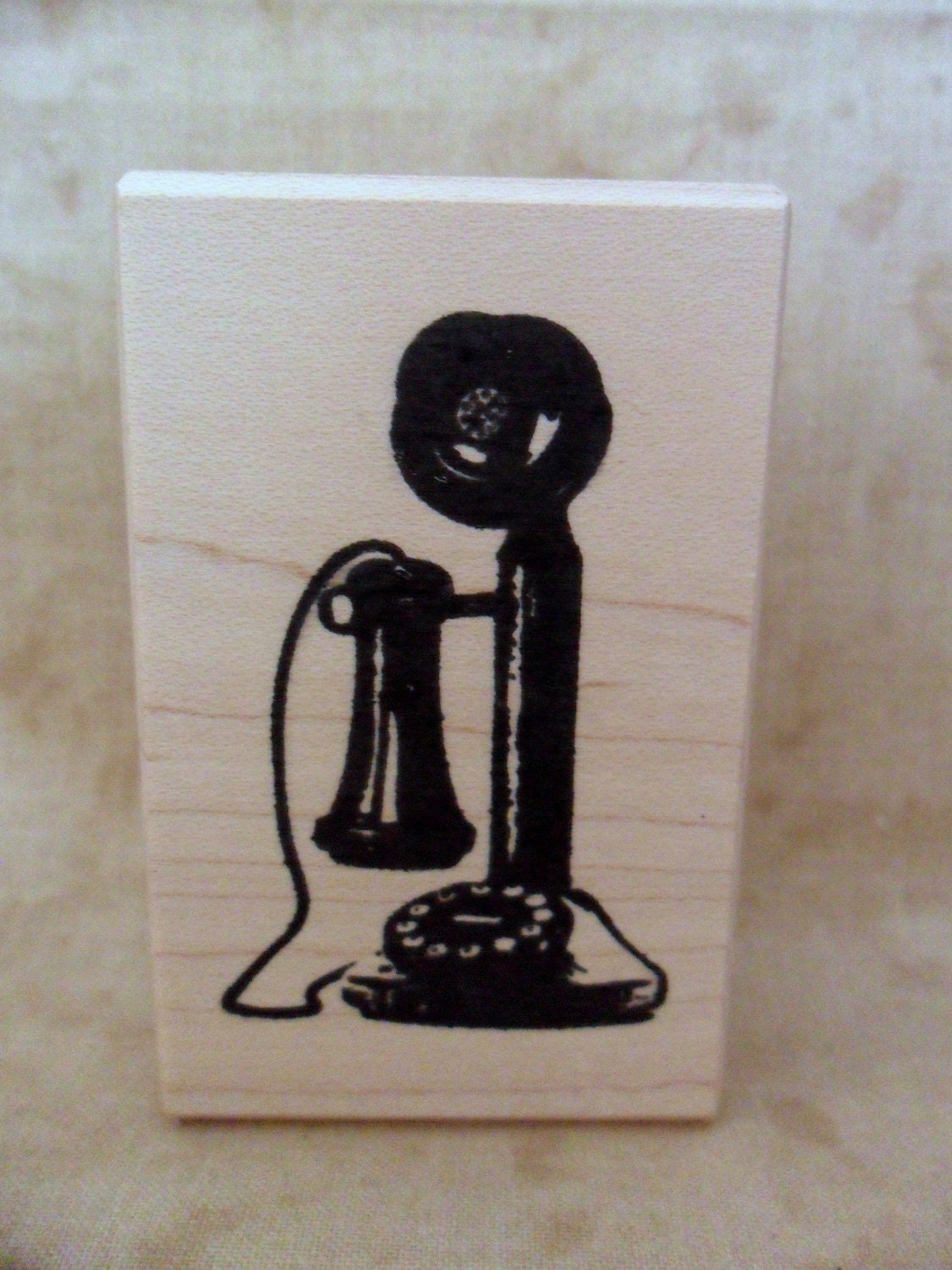 Very Old Fashioned Telephone by Lizzie Anne Designs-FREE SHIPPING