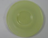 Yellow Hazel Atlas New Century Little Hostess Saucer Lt102