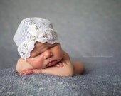Newborn Girl Fabric Hat With Lace