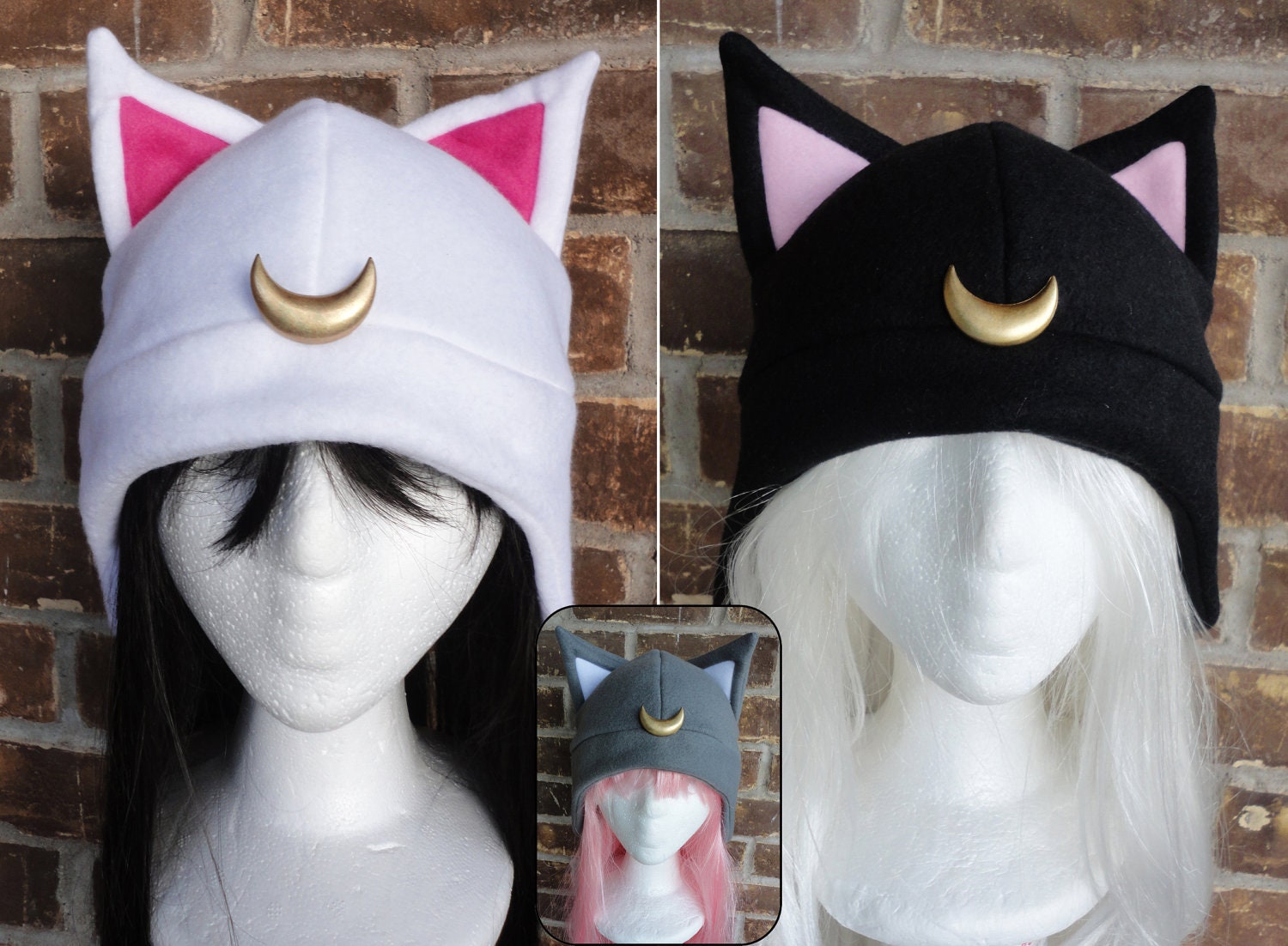 Luna, Artimus, Diana - Sailor Moon Hat