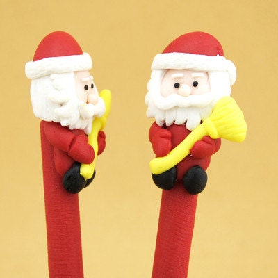 New Cute Fimo Polymer Clay Winter Christmas Santa Claus