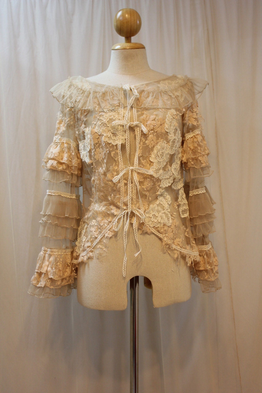 Custom Made Victorian Lace Jacket
