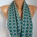 Polka dots - Infinity Scarf Shawl Circle Scarf Loop Scarf Gift -fatwoman