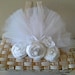 BASKET - Flower Girl - Wedding - Vintage - Shabby and chic - Cottage chic
