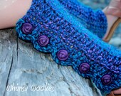 PATTERN: "Variegated Graffiti" Legwarmers & Headband, Crochet, Toddler