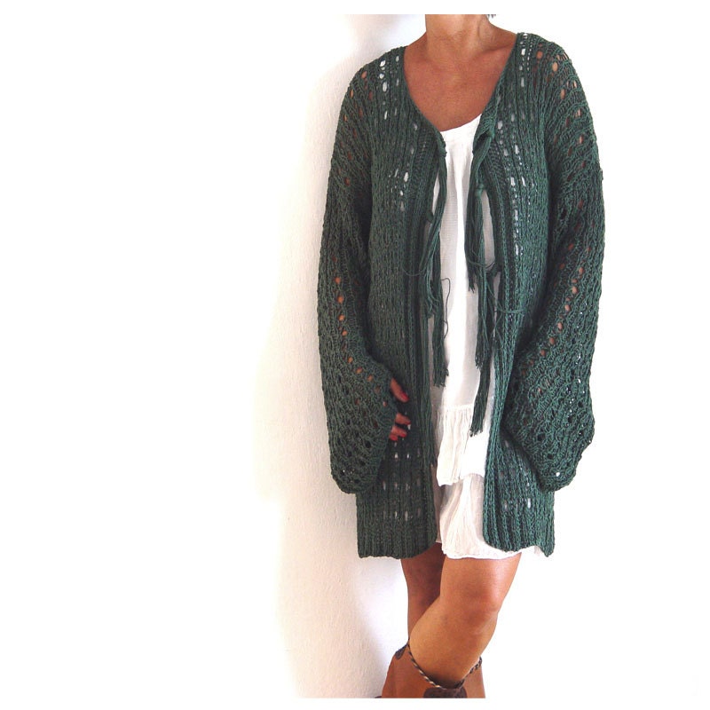 Fringed Cardigan.