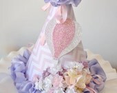 Girls Up and Away Hot Air Balloon BIrthday Hat, Special Occasion, Photo Prop Il_170x135