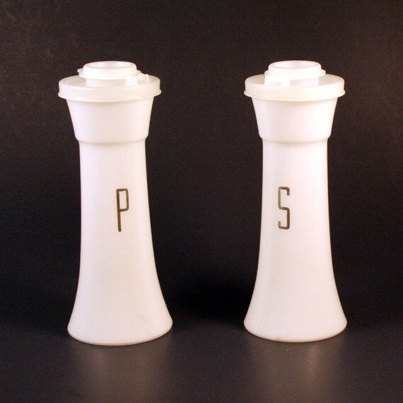 Vintage Tupperware Salt and Pepper Shakers by ChompMonster on Etsy