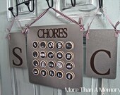 XL Custom Chore Chart System: For Two