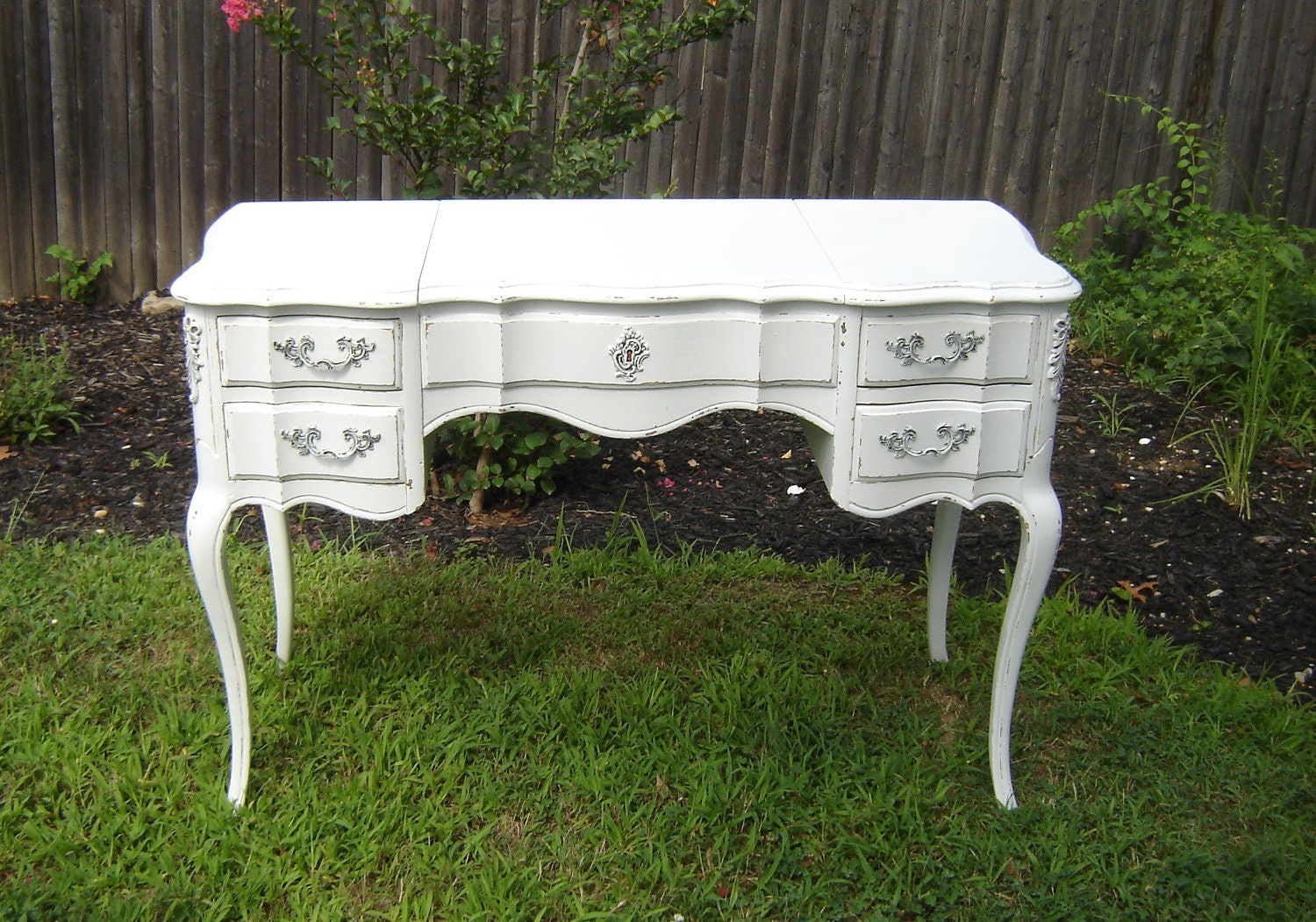 White French Provincial Bathroom Vanity