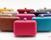The Vivien Minaudiere in your choice of Nappa Leather