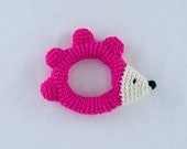 Instant Download -  PDF Crochet Pattern - Hedgehog Rattle (Level Easy) - Permission to Sell Finished Items