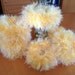 Creative Dance Center Yellow Team Scrunchie Bun Cover with Swarovski Rhinestones by DNCEMOM DESIGNS
