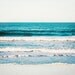 Ocean Photography - waves sea beach seascape art print - blue white ocean landscape shore nautical wall art photo - 8x10 Photograph