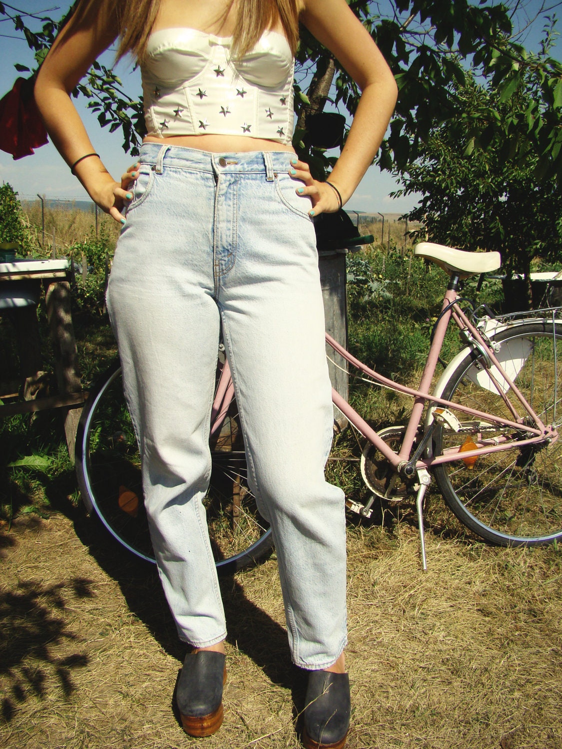 Vtg 80's High Waisted Jeans-Levis high waist silver label levis Pants