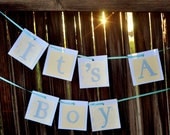 Baby Shower Banner- It's A Boy Sign- Baby Blue Il_170x135