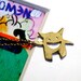 Monster Necklace- Solid 14K Gold Pendant Charm
