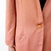 Vintage 80s Over-sized Peach Blazer / Colored Blazer