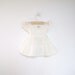 1950's White Chiffon Pinafore