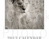 2013 CALENDAR , African Safari Calendar, Animal Calendar, Wildlife Calendar, Wildlife photographs, Nature Photos, Christmas Gift