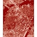 Boston Cityscape / Graphic City Map Art Print / Choose your color / 8x10 / Wall Art Poster