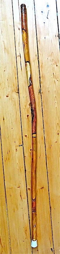 Sturdy Ash Walking Staff, Medium Height