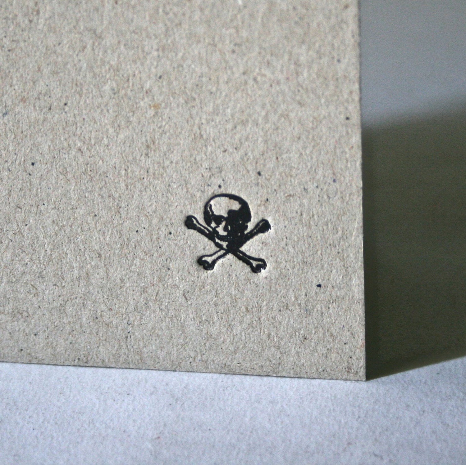 Hardcover Handmade Book with Black Pirate Skull for Sketching Drawing Writing
