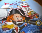 Red Skelton Collectors Plate Captain Freddie Freddie the Freeloader