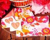 Orange Sherbet Placemats & Napkins