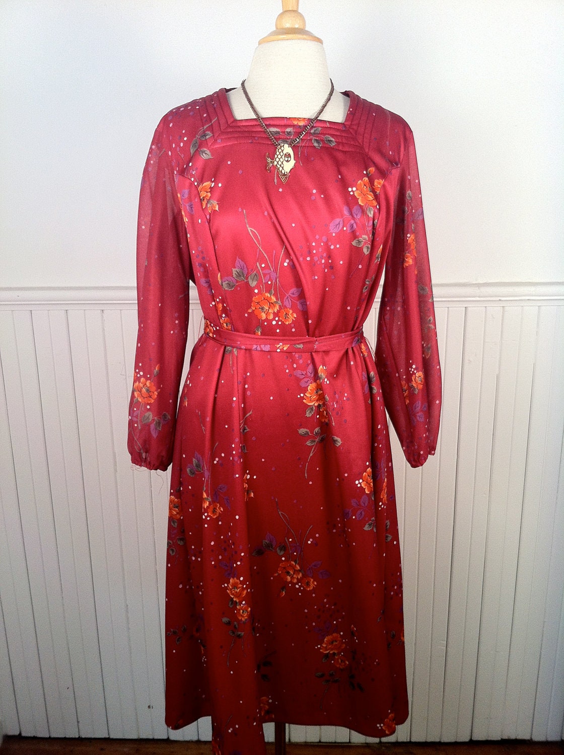 Cinnamon Vintage Day Dress Plus Size
