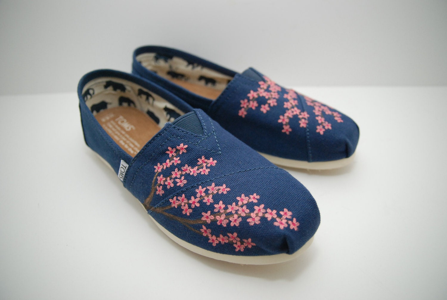 Cherry Blossom - CUSTOM TOMS SHOES