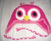 Crochet Owl Beanie