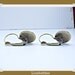 Barn Owl Earrings Glass Art Earrings in Vintage Bronze Picture Earrings Photo Earrings