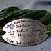 Hand Stamped Silk Wrap Bracelet Aluminum Yoga Bracelet