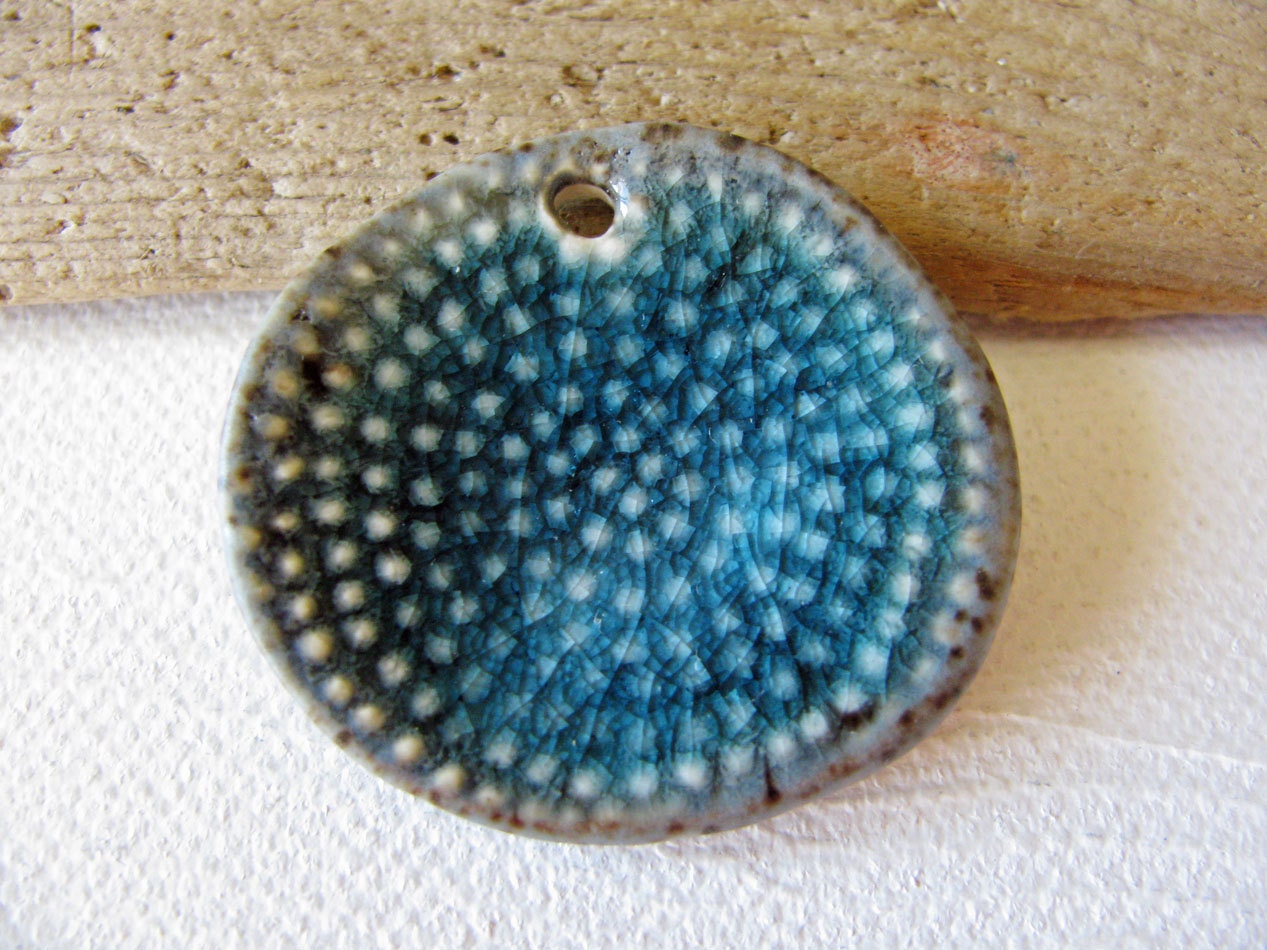 Blue Spiral Pendant