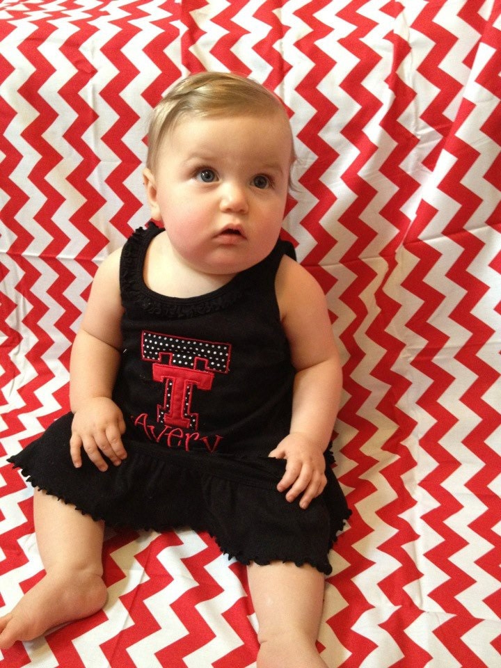 Texas Tech Applique Shirt or Kavio Dress