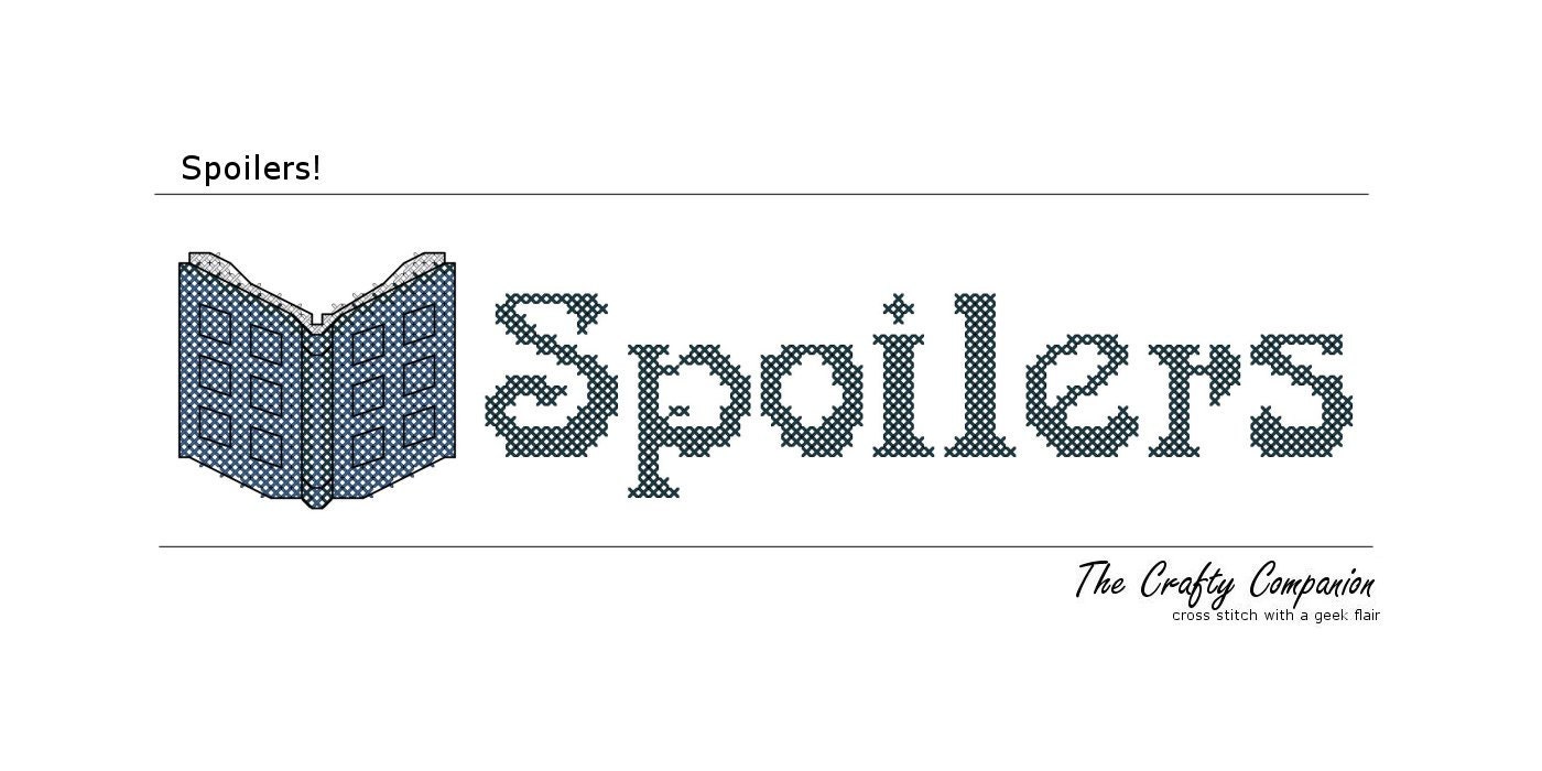Spoilers - Doctor Who Inspired PDF Cross Stitch Pattern - INSTANT DOWNLOAD