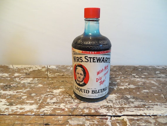 Vintage Bottles Mrs Stewart's Liquid by VintageShoppingSpree