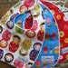 Baby Bibs for Baby Girl - Set of 3 - Little Kukla Matryoshka Russian Doll, Kukla Village Onion Dome and Kukla Flower Buttons - Suzy Ultman