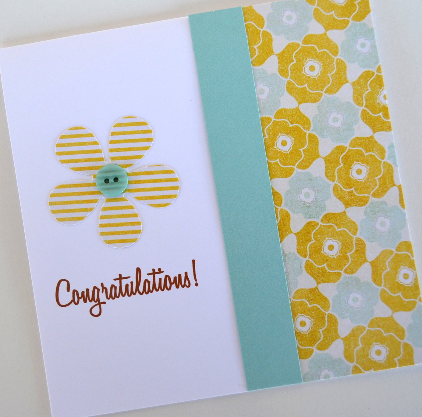 Beautiful Handmade Card - Congratulations - Discount 5%