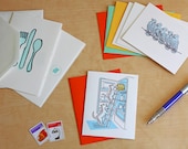 Any 6 Letterpress Cards from Fickle Hill Letterpress