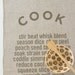 Linen Tea Towel - Cook