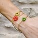 Kachin Bracelet (Dainty Hoop in Poppy or Gold, by Pwe Loe)