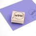 Wow Rubber Stamp . Modern Calligraphy and Voice Bubble Illustration . DIY Stationery Supply . Art Mount Stamp . Perfect for Teachers
