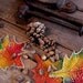 Fall Burlap Leaves Fabric Autumn Leaf Rustic Woodland Embellishments Thanksgiving Halloween Craft Supply Table Home Decor itsyourcountry