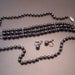 Black Pearl Art Glass Parure Very Classy