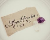 Hand Lettered Calligraphy - As seen on StyleMePretty.com